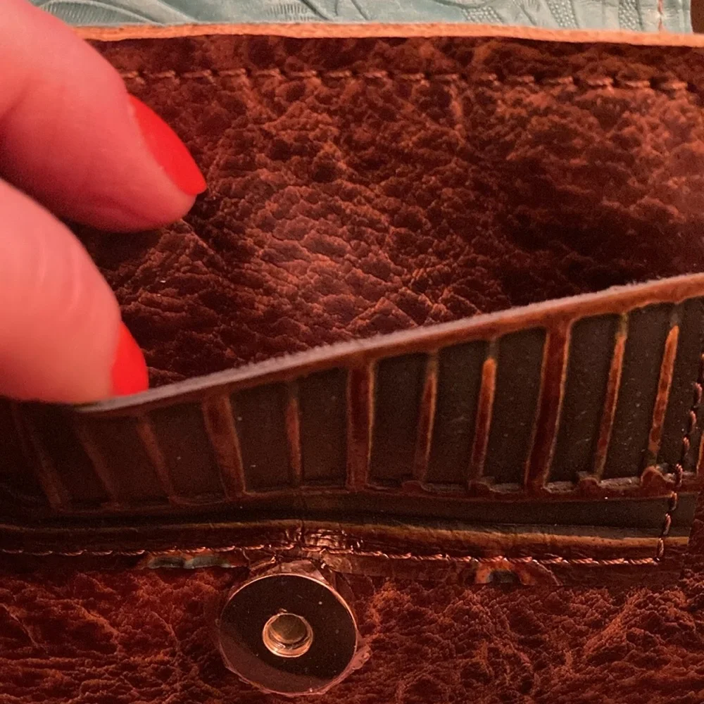 Merrick’s Custom Leather HOH/Leather Mini Wallet NWOT
